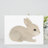Baby Bunny, knip uit Kaart (Staand voorkant)