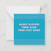 Baby Bunny little Notitiekaartje (Achterkant)