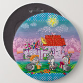 Baby Bunny little Ronde Button 6,0 Cm (Voorkant /achterkant)