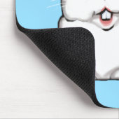 Baby Bunny Mousepad Festive Bunny Decorations Muismat (Hoek)