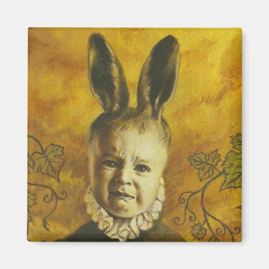 Baby Bunny Mutant Design Magneet (Voorkant)