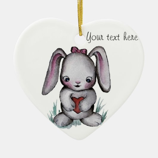 Baby Bunny Ornament (Voorkant)