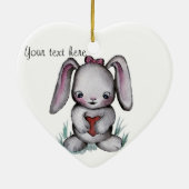 Baby Bunny Ornament (Achterkant)