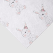Baby Bunny Pattern Baby shower Tissuepapier (Detail)