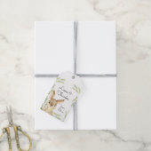 Baby Bunny Rabbit Bedankt voor je plezier Cadeaulabel (Met Touw)