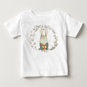 Baby Bunny Rabbit met wortelen