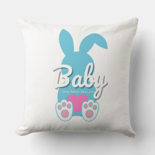 Baby Bunny Sierkussen – Schattige Familie Paascade