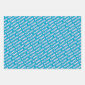 Baby Bunny Wrapping Paper Flat Sheet Set van 3 (Voorkant 3)