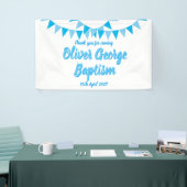 Baby Bunting Blauwe Doop Favor Spandoek (Beurs)