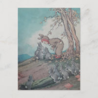 Baby Bunting-kinderrijmpje vintage kunst