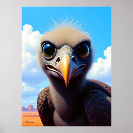 Baby Buzzard Poster (Voorkant)