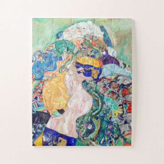 Baby by Gustav Klimt Peinture Art Jigsaw Puzzle (Vertical)