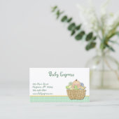 Baby Cadeaumandje Visitekaartje (Staand voorkant)
