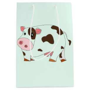 Baby cadeautas tas met kleine koe