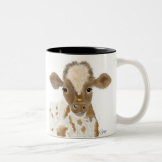 Baby Calf Tweekleurige Koffiemok