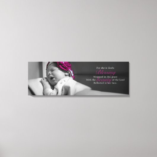 BABY CANVAS GODEN ZEGEN AFDRUK (Voorkant)