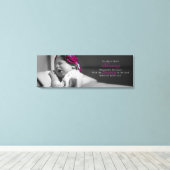 BABY CANVAS GODEN ZEGEN AFDRUK (Insitu (Houten vloer))