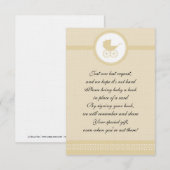  Baby Carriage Baby shower Kaart (Voorkant / Achterkant)