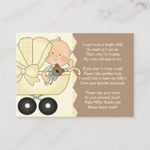 Baby Carriage - Boek Invoegen Kaart
