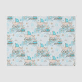 Baby Carriage Boy Tissuepapier (Voorkant)