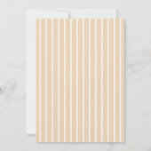 Baby Carriage Monogram C | Neutrale geboorte Aankondiging (Achterkant)