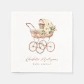  Baby Carriage Neutraal Baby shower Servet (Voorkant)