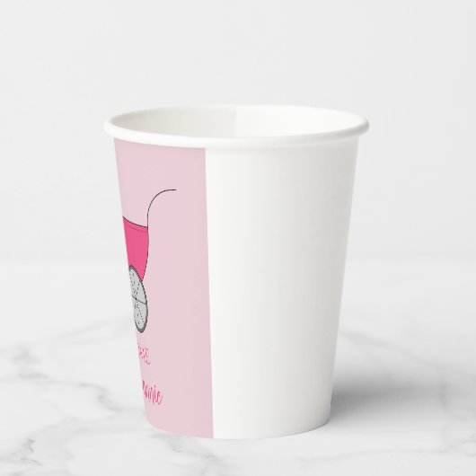 Baby Carriage Shower Party papieren bekers (Links)