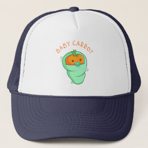 Baby Carrot Pun Trucker Pet