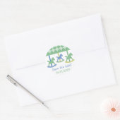 Baby Carrousel Collectie Ronde Sticker (Envelop)