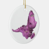 Baby Cartoon Dragons: roky Keramisch Ornament (Rechts)