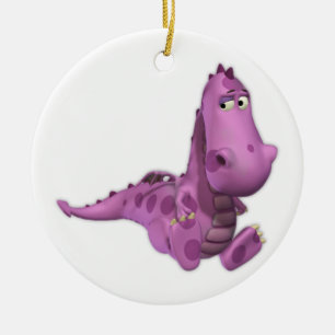 Baby Cartoon Dragons: roky Keramisch Ornament