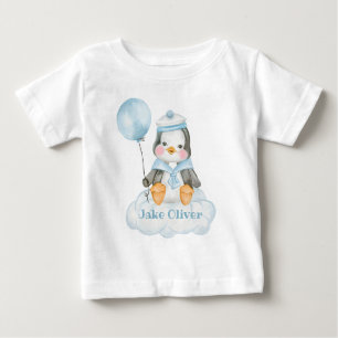 Baby Cartoon Pinguïn Blauw