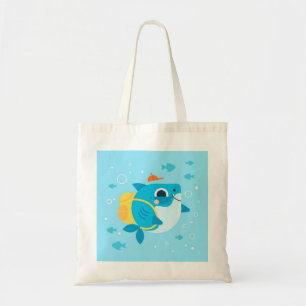 baby-cartoon-stijl tote bag