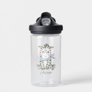 Baby Cartoon Zebra Gepersonaliseerd Waterfles