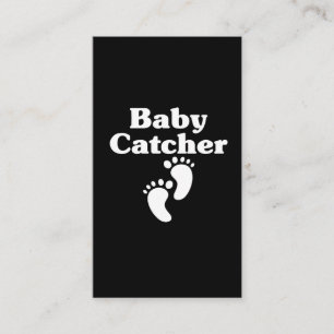 Baby Catcher verlosvrouw Cute Doula Birth Visitekaartje