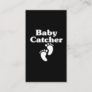 Baby Catcher verlosvrouw Cute Doula Birth Visitekaartje