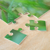 Baby Cedar Waxwing Fledgling Bird Natuur Legpuzzel (Zijkant)