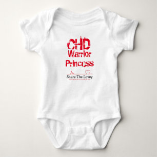 Baby CHD Warrior Princess Romper