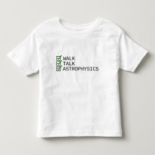 Baby checklist: Walk, praat, astrofysica Kinder Shirts