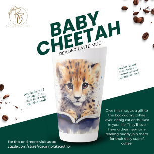Baby Cheetah Lezer Latte Mok