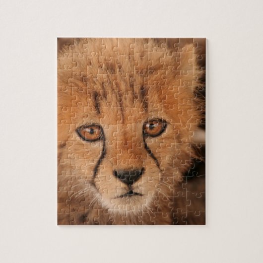 Baby Cheetah Puzzle Legpuzzel (Verticaal)
