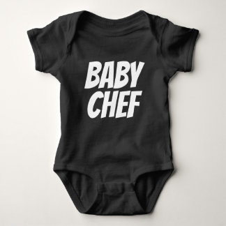 Baby Chef in zwart | Romper