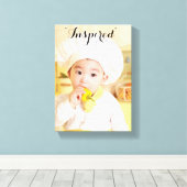 Baby Chef Wrapped Canvas Afdruk (Insitu (Houten vloer))