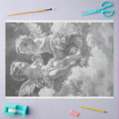 Baby Cherub Angels in Hemels Dialoog Decoupage Tissuepapier (Craft)