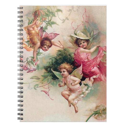 Baby Cherub Fairy's Notitieboek (Voorkant)