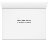 Baby Chèvre dans une carte de voeux Pan (Intérieur Horizontal (Bas))