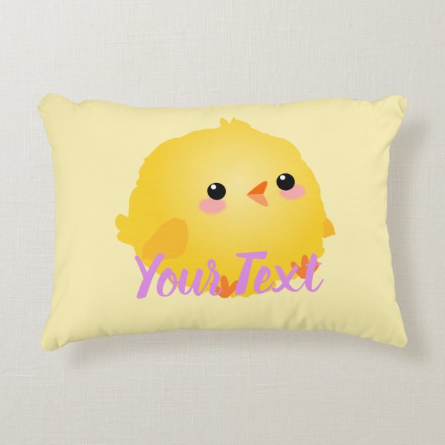 Baby Chick Accent Kussen (Voorkant)