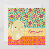 Baby Chick Easter Uitnodiging (Voorkant)