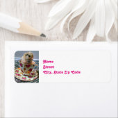 Baby Chick in een Tea Cup Etiket (Insitu)