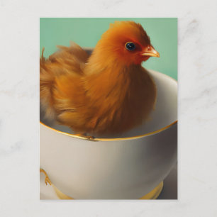 Baby Chick in een Teacup Briefkaart